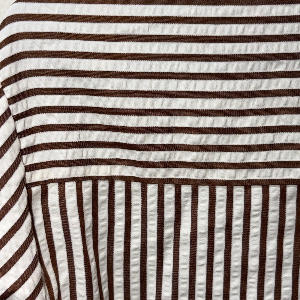 Blenca Striped Button-Down Blouse - image 6